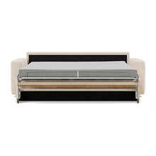 Load image into Gallery viewer, Carnell Sofa Bed with Standard Arms bed front view - 255 Adario Basmati