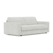 Load image into Gallery viewer, Carnell Sofa Bed with Standard Arms sofa three-quarter view - 256 Adario Fog