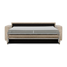 Load image into Gallery viewer, Carnell Sofa Bed with Standard Arms bed front view - 257 Adario Taupe