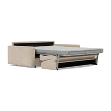 Load image into Gallery viewer, Carnell Sofa Bed with Standard Arms bed three-quarter view - 257 Adario Taupe