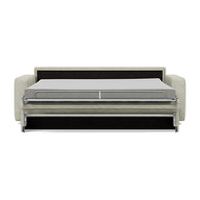 Load image into Gallery viewer, Carnell Sofa Bed with Standard Arms bed front view - 280 Avella Sand