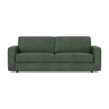 Load image into Gallery viewer, Carnell Sofa Bed with Standard Arms sofa front view - 281 Avella Pine Green