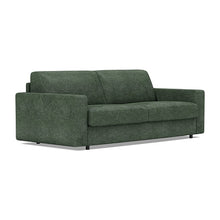 Load image into Gallery viewer, Carnell Sofa Bed with Standard Arms sofa three-quarter view - 281 Avella Pine Green
