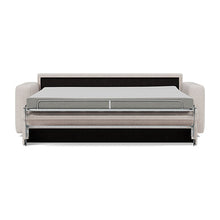 Load image into Gallery viewer, Carnell Sofa Bed with Standard Arms bed front view - 300 Weda Sand