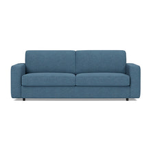 Load image into Gallery viewer, Carnell Sofa Bed with Standard Arms sofa front view - 302 Weda Blue