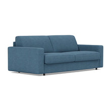 Load image into Gallery viewer, Carnell Sofa Bed with Standard Arms sofa three-quarter view - 302 Weda Blue