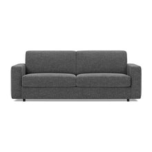 Load image into Gallery viewer, Carnell Sofa Bed with Standard Arms sofa front view - 350 Taura Deep Grey