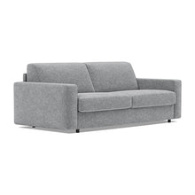 Load image into Gallery viewer, Carnell Sofa Bed with Standard Arms sofa three-quarter view - 351 Taura Slate Grey