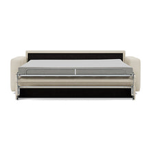 Load image into Gallery viewer, Carnell Sofa Bed with Standard Arms bed front view - 365 Halifax Shell