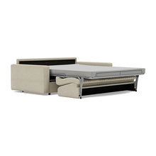 Load image into Gallery viewer, Carnell Sofa Bed with Standard Arms bed three-quarter view - 366 Halifax Antique