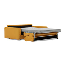 Load image into Gallery viewer, Carnell Sofa Bed with Standard Arms bed three-quarter view - 507 Elegance Burned Curry