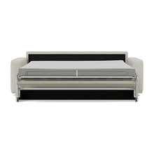 Load image into Gallery viewer, Carnell Sofa Bed with Standard Arms bed front view - 527 Mixed Dance Natural
