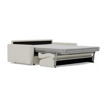 Load image into Gallery viewer, Carnell Sofa Bed with Standard Arms bed three-quarter view - 527 Mixed Dance Natural