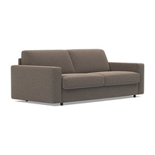 Load image into Gallery viewer, Carnell Sofa Bed with Standard Arms sofa three-quarter view - 530 Bouclé Taupe