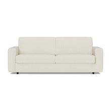 Load image into Gallery viewer, Carnell Sofa Bed with Standard Arms sofa front view - 531 Bouclé Off White