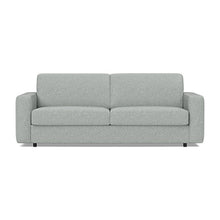 Load image into Gallery viewer, Carnell Sofa Bed with Standard Arms sofa front view - 538 Melange Light Grey