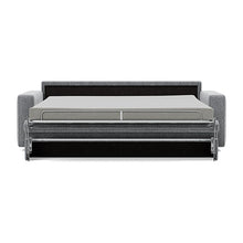 Load image into Gallery viewer, Carnell Sofa Bed with Standard Arms bed front view - 565 Twist Granite