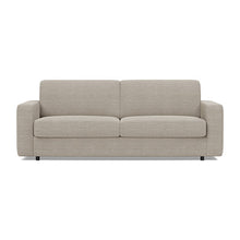 Load image into Gallery viewer, Carnell Sofa Bed with Standard Arms sofa front view - 579 Kenya Gravel