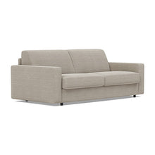 Load image into Gallery viewer, Carnell Sofa Bed with Standard Arms sofa three-quarter view - 579 Kenya Gravel