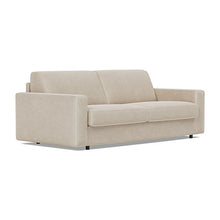 Load image into Gallery viewer, Carnell Sofa Bed with Standard Arms sofa three-quarter view - 586 Phobos Latte