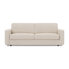 Load image into Gallery viewer, Carnell Sofa Bed with Standard Arms sofa front view - 612 Blida Sand Grey