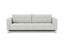 Load image into Gallery viewer, Cassius D.E.L. Sleeper Sofa front view - 256 Adario Fog
