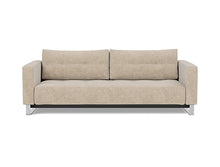 Load image into Gallery viewer, Cassius D.E.L. Sleeper Sofa front view - 257 Adario Taupe