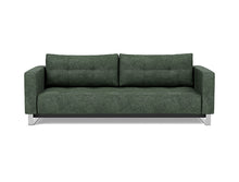Load image into Gallery viewer, Cassius D.E.L. Sleeper Sofa front view - 281 Avella Pine Green
