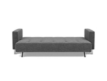 Load image into Gallery viewer, Cassius D.E.L. Sleeper Sofa 03 bed front - 350 Taura Deep Grey