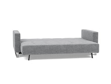 Load image into Gallery viewer, Cassius D.E.L. Sleeper Sofa 04 bed 3 4 - 351 Taura Slate Grey