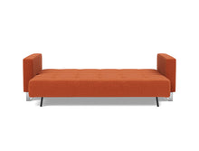 Load image into Gallery viewer, Cassius D.E.L. Sleeper Sofa 03 bed front - 412 Esina Rust Orange