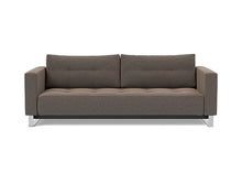 Load image into Gallery viewer, Cassius D.E.L. Sleeper Sofa front view - 530 Bouclé Taupe
