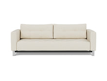 Load image into Gallery viewer, Cassius D.E.L. Sleeper Sofa front view - 531 Bouclé Off White