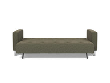 Load image into Gallery viewer, Cassius D.E.L. Sleeper Sofa 03 bed front - 535 Bouclé Forest Green