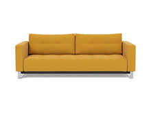 Load image into Gallery viewer, Cassius D.E.L. Sleeper Sofa front view - 536 Bouclé Ochre