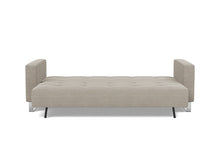 Load image into Gallery viewer, Cassius D.E.L. Sleeper Sofa 03 bed front - 579 Kenya Gravel