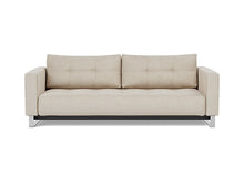 Load image into Gallery viewer, Cassius D.E.L. Sleeper Sofa front view - 586 Phobos Latte