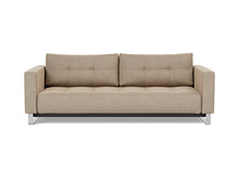 Load image into Gallery viewer, Cassius D.E.L. Sleeper Sofa front view - 587 Phobos Mocha