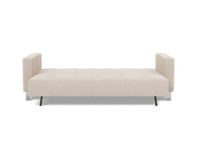 Load image into Gallery viewer, Cassius D.E.L. Sleeper Sofa 03 bed front - 612 Blida Sand Grey