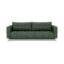 Load image into Gallery viewer, Cassius D.E.L. Sleeper Sofa front view - 281 Avella Pine Green