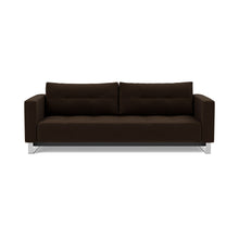 Load image into Gallery viewer, Cassius D.E.L. Sleeper Sofa front view - 358 Taura Chocco