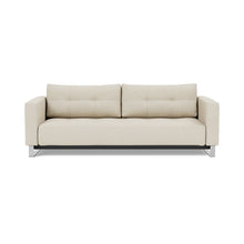 Load image into Gallery viewer, Cassius D.E.L. Sleeper Sofa front view - 365 Hailfax Shell