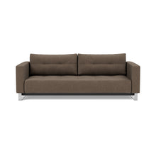 Load image into Gallery viewer, Cassius D.E.L. Sleeper Sofa front view - 411 Esina Cedar Brown