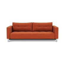 Load image into Gallery viewer, Cassius D.E.L. Sleeper Sofa front view - 412 Esina Rust Orange