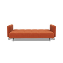 Load image into Gallery viewer, Cassius D.E.L. Sleeper Sofa 03 bed front - 412 Esina Rust Orange