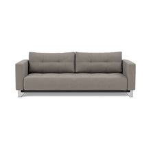 Load image into Gallery viewer, Cassius D.E.L. Sleeper Sofa front view - 521 Mixed Dance Grey