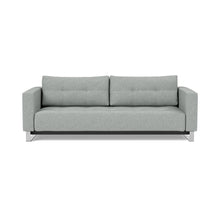 Load image into Gallery viewer, Cassius D.E.L. Sleeper Sofa front view - 538 Melange Light Grey