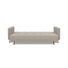 Load image into Gallery viewer, Cassius D.E.L. Sleeper Sofa 03 bed front - 579 Kenya Gravel