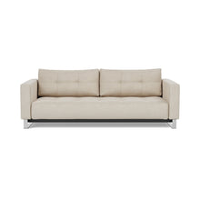 Load image into Gallery viewer, Cassius D.E.L. Sleeper Sofa front view - 586 Phobos Latte