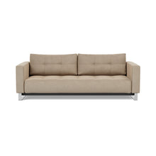 Load image into Gallery viewer, Cassius D.E.L. Sleeper Sofa front view - 587 Phobos Mocha